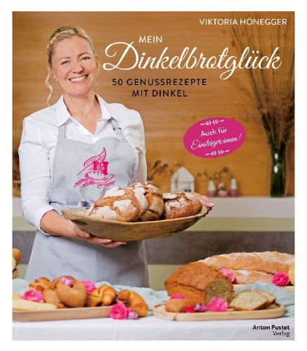 Buchcover und Innenansicht für das Buch: Mein Dinkelbrotglück