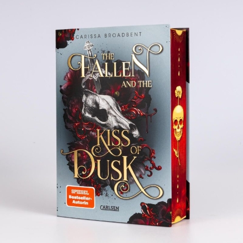 Buchcover und Innenansicht für das Buch: The Fallen and the Kiss of Dusk