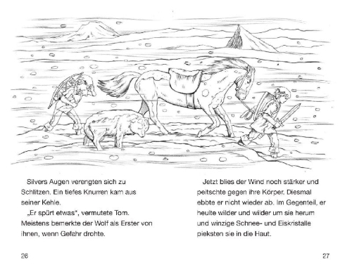 Buchcover und Innenansicht für das Buch: Blade, A: Nanook, Herrscherin d.Eiswüste