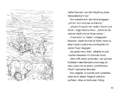 Buchcover und Innenansicht für das Buch: Blade, A: Nanook, Herrscherin d.Eiswüste