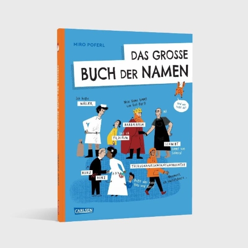 Buchcover und Innenansicht für das Buch: Das große Buch der Namen