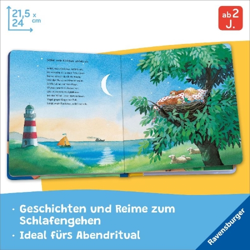 Buchcover und Innenansicht für das Buch: Meine ersten Gutenacht-Geschichten