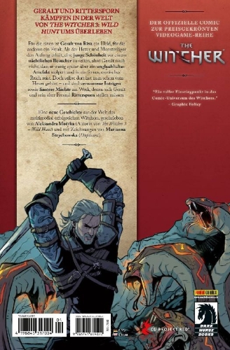 Buchcover und Innenansicht für das Buch: The Witcher: Of Flesh and Flame