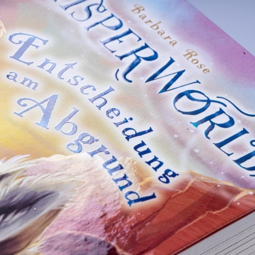 Buchcover und Innenansicht für das Buch: Whisperworld 5: Entscheidung am Abgrund