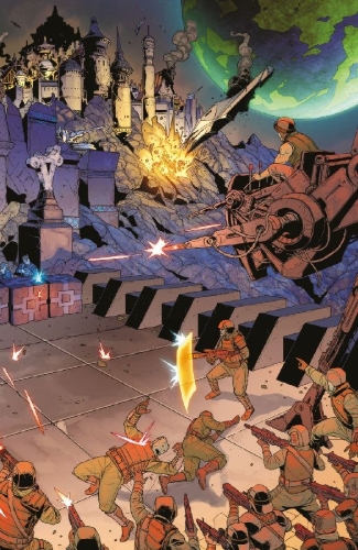 Buchcover und Innenansicht für das Buch: US-Ausgaben: STAR WARS: Jedi Knights #1-#5; The Moon of Death aus US-Free Comic Book Day 2025: Star Wars #1