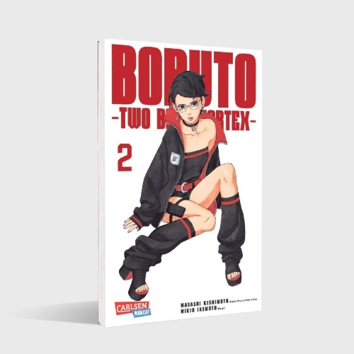 Buchcover und Innenansicht für das Buch: Boruto -Two Blue Vortex-
