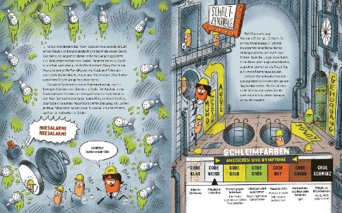 Buchcover und Innenansicht für das Buch: The Gland Factory
