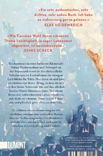 Buchcover und Innenansicht für das Buch: 22 Bahnen