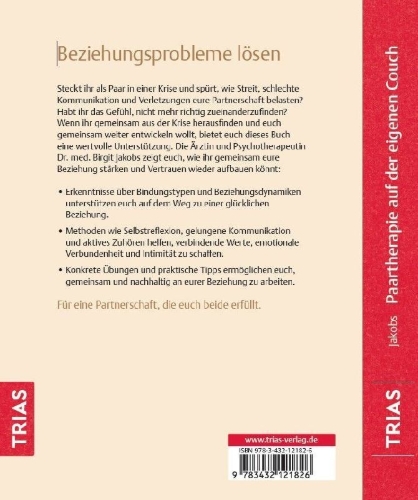 Buchcover und Innenansicht für das Buch: Paartherapie auf der eigenen Couch