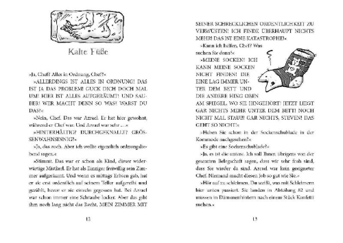 Buchcover und Innenansicht für das Buch: Luzifer junior (Band 5) - Ein höllischer Tausch