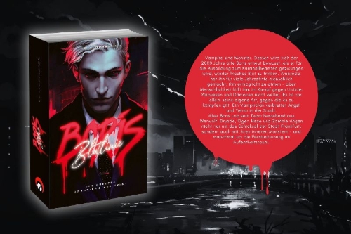 Buchcover und Innenansicht für das Buch: Boris - Blutlinie