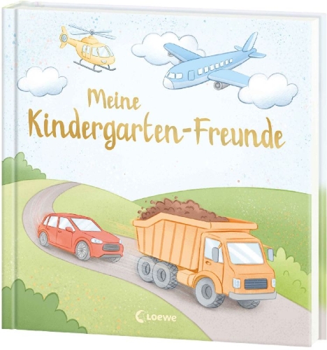 Buchcover und Innenansicht für das Buch: Meine Kindergarten-Freunde (neu) - Fahrzeuge