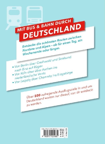 Buchcover und Innenansicht für das Buch: MARCO POLO Unterwegs mit dem Deutschlandticket