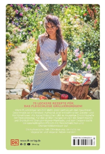 Buchcover und Innenansicht für das Buch: Green BBQ: Vegan & vegetarisch