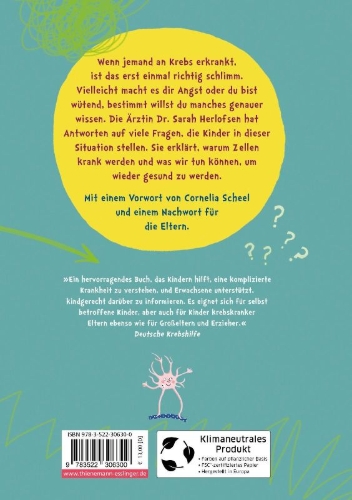 Buchcover und Innenansicht für das Buch: Wie ist das mit dem Krebs?