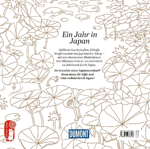 Buchcover und Innenansicht für das Buch: Ein Jahr in Japan