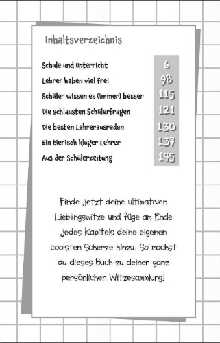 Buchcover und Innenansicht für das Buch: 333 Lehrerwitze