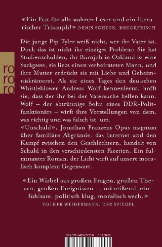 Buchcover und Innenansicht für das Buch: Purity
