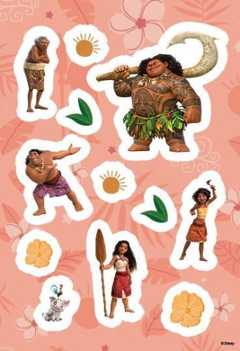 Buchcover und Innenansicht für das Buch: Disney Vaiana 2: Zauberhafter Sticker- und Malspaß