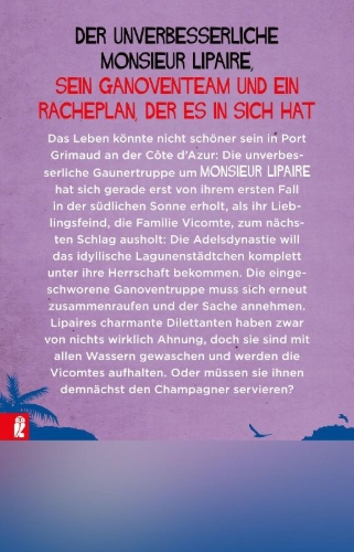 Buchcover und Innenansicht für das Buch: Die Unverbesserlichen - Die Revanche des Monsieur Lipaire