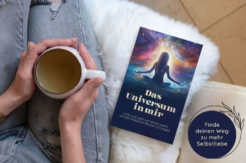 Buchcover und Innenansicht für das Buch: Das Universum in mir