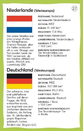 Buchcover und Innenansicht für das Buch: Entdecker-Karten: Flaggen und Länder der Welt