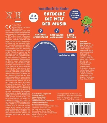 Buchcover und Innenansicht für das Buch: So klingt Vivaldi - Klassik für Kinder