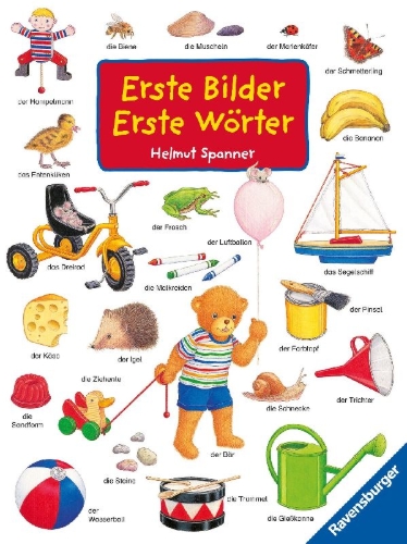 Buchcover und Innenansicht für das Buch: Erste Bilder - Erste Wörter (Sonderausgabe)