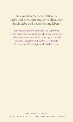 Buchcover und Innenansicht für das Buch: De Profundis and Other Prison Writings