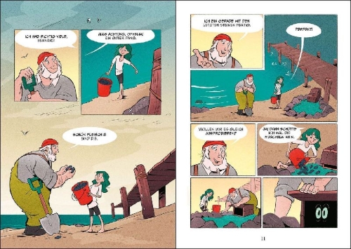 Buchcover und Innenansicht für das Buch: Krypto - Orkanen