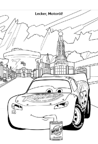 Buchcover und Innenansicht für das Buch: Disney PIXAR Cars: Mein großer Sticker- und Malspaß