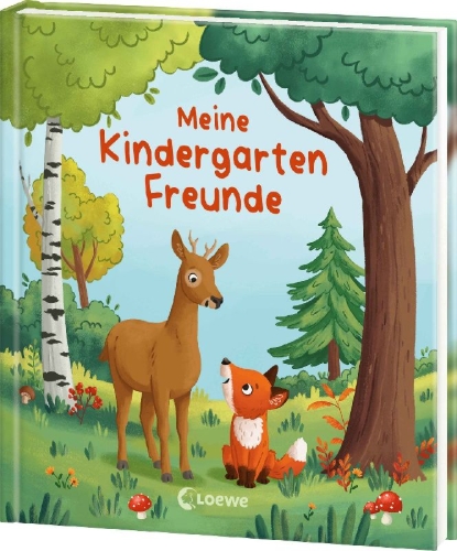 Buchcover und Innenansicht für das Buch: Meine Kindergarten-Freunde (Waldtiere)