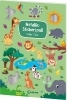 Buchcover und Innenansicht für das Buch: Mes Autocollants Scintillants - Animaux Sauvages