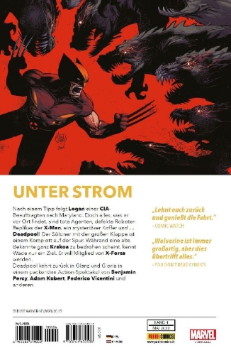 Buchcover und Innenansicht für das Buch: Percy, B: Wolverine: Der Beste