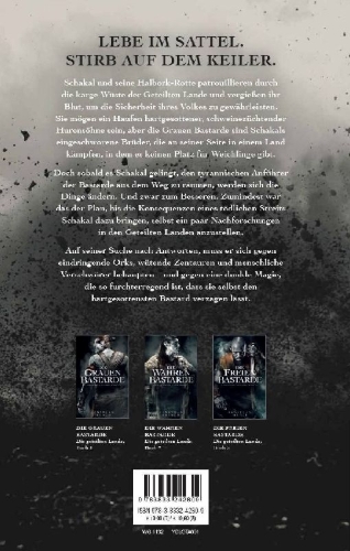 Buchcover und Innenansicht für das Buch: The Grey Bastards - The Lot Lands - Book 1