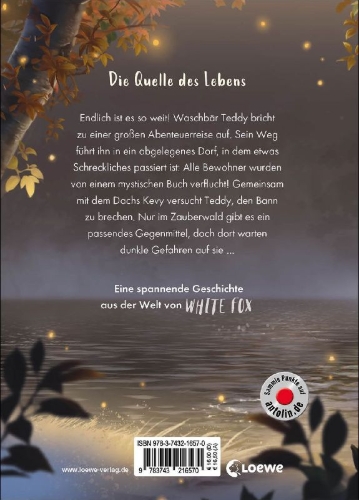 Buchcover und Innenansicht für das Buch: White Fox Chroniken (Band 2) - Aufbruch zum Schwarzen See