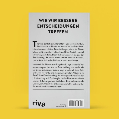 Buchcover und Innenansicht für das Buch: Endlich richtig entscheiden