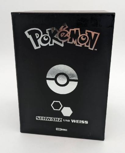 Buchcover und Innenansicht für das Buch: Pokémon Schwarz und Weiss (Schuber)