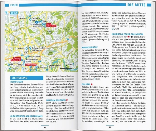 Buchcover und Innenansicht für das Buch: MARCO POLO Reiseführer Ruhrgebiet