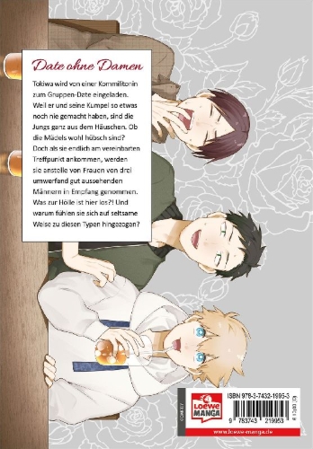 Buchcover und Innenansicht für das Buch: Gokon ni Ittara Onna ga Inakatta Hanashi