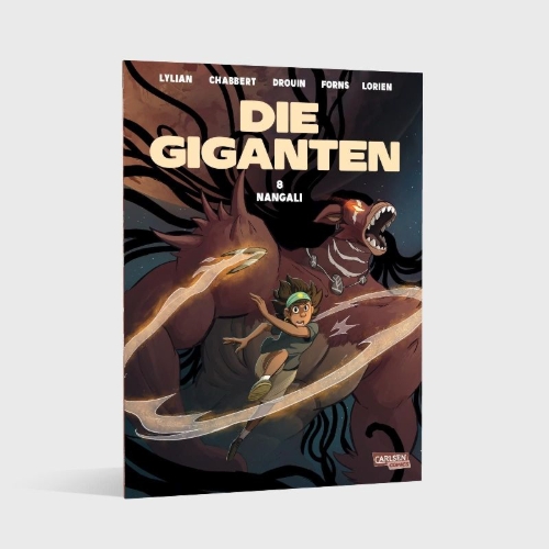 Buchcover und Innenansicht für das Buch: Les Géants - Tome 8 Nangali
