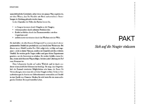 Buchcover und Innenansicht für das Buch: Tiny Experiments