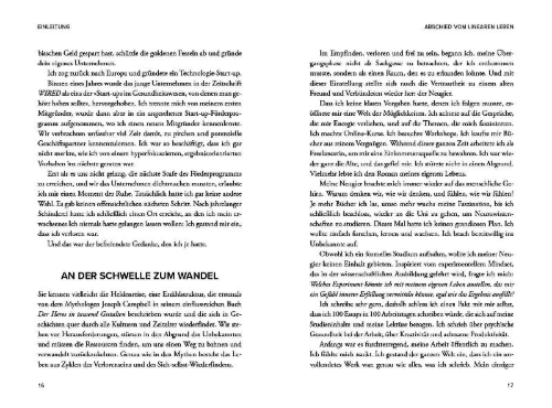 Buchcover und Innenansicht für das Buch: Tiny Experiments