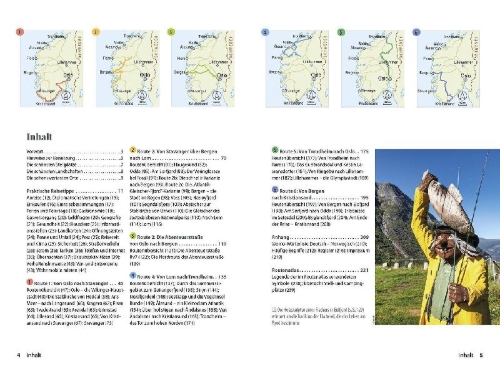 Buchcover und Innenansicht für das Buch: Reise Know-How Wohnmobil-Tourguide Südnorwegen