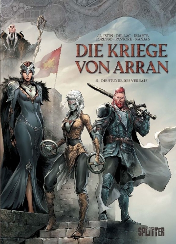 Buchcover und Innenansicht für das Buch: Guerres d'Arran 6