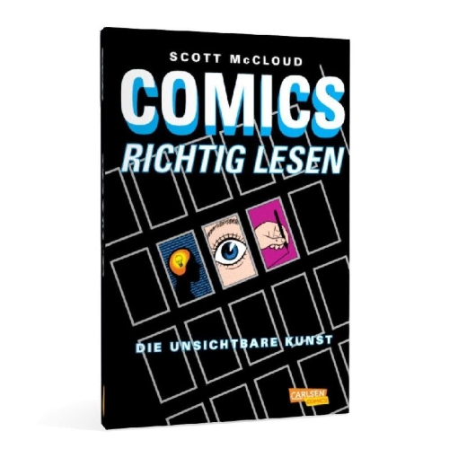 Buchcover und Innenansicht für das Buch: Comics richtig lesen
