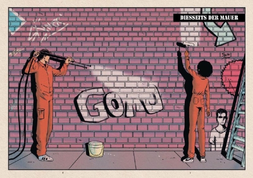 Buchcover und Innenansicht für das Buch: Banksy