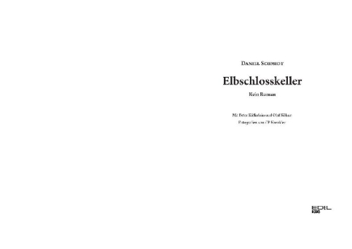 Buchcover und Innenansicht für das Buch: Elbschlosskeller