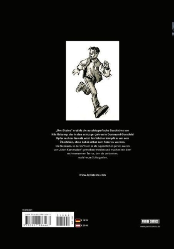 Buchcover und Innenansicht für das Buch: Drei Steine