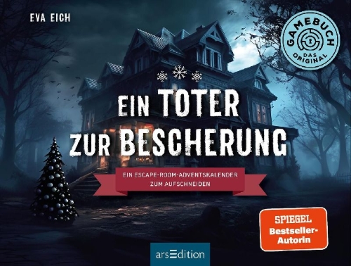 Buchcover und Innenansicht für das Buch: Ein Toter zur Bescherung